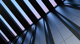 Venezianas integradas motorizadas nos quartos (blackout)