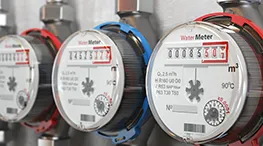 Medi&ccedil;&otilde;es individuais de &aacute;gua e g&aacute;s