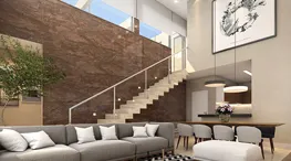 Coberturas com p&eacute;-direito duplo